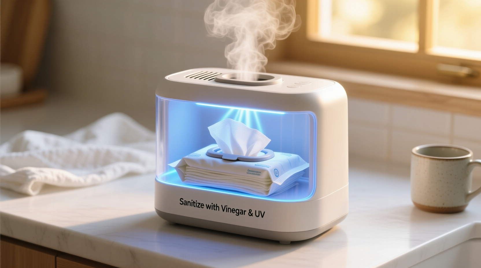 eco friendly cleaning sanitize wipe warmers safely