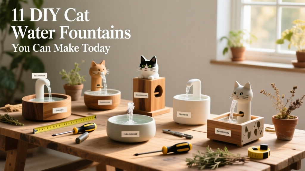 11 DIY Cat Water Fountain Plans You Can Make Today