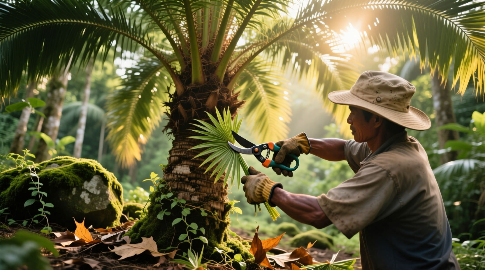 sago palm trimming