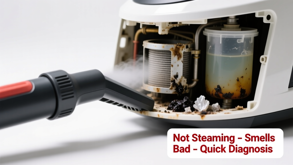 Steam Cleaner Not Steaming & Smells Bad: Quick Diagnosis