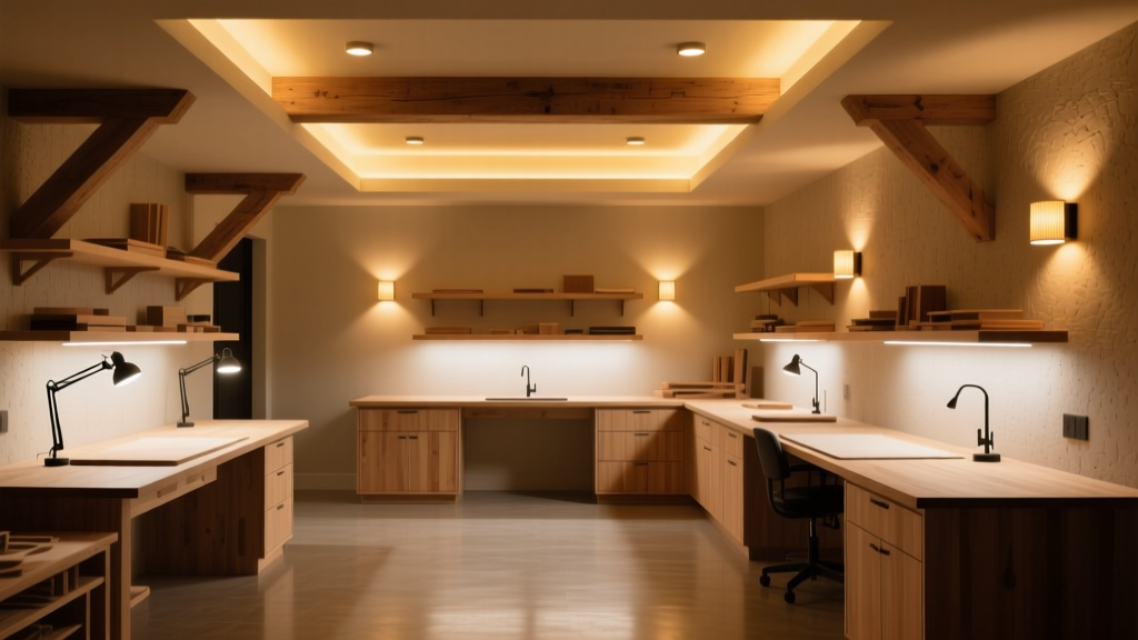 Craft Room Lighting: Dual-Circuit 5000K Setup