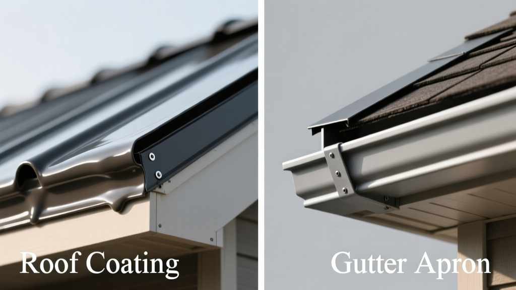 Roof Coating vs Gutter Apron: Which Fixes Leaks Better?