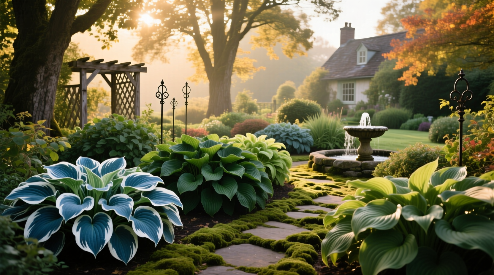 landscaping with hostas ideas