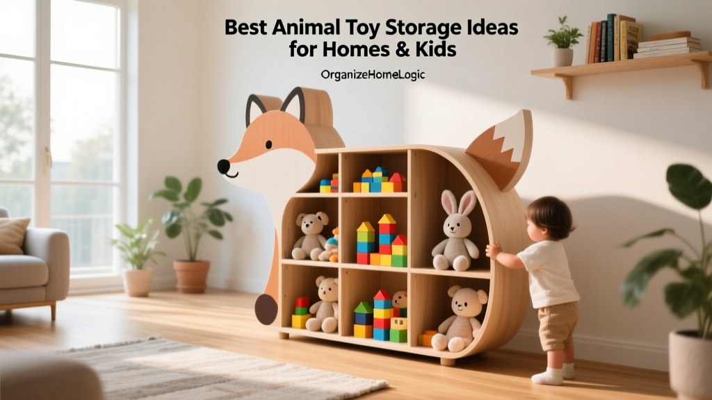 Best Animal Toy Storage Ideas for Homes & Kids