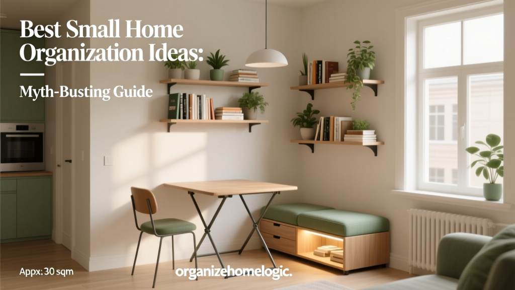 Best Small Home Organization Ideas: Myth-Busting Guide