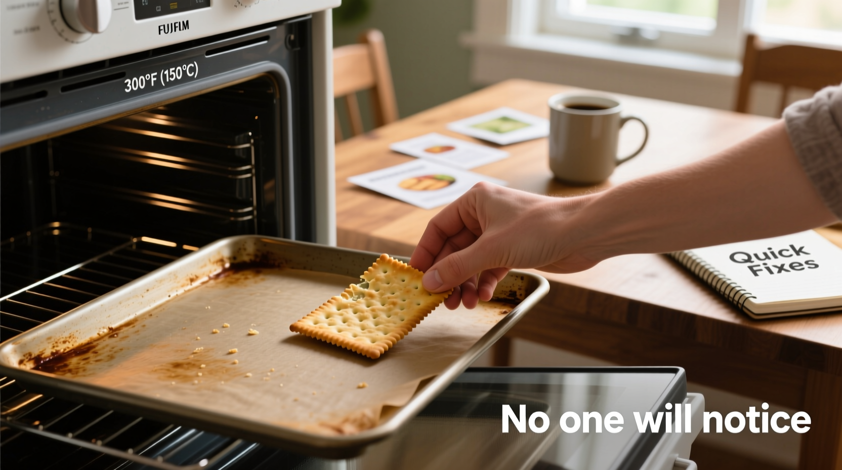 best ways to refresh stale crackers without anyone noticing