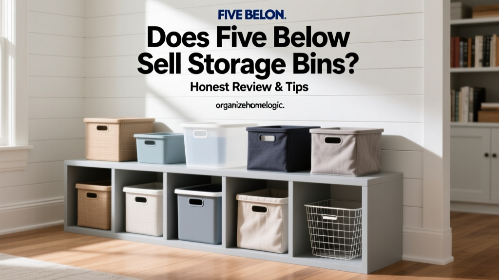 Does Five Below Sell Storage Bins? Honest Review & Tips