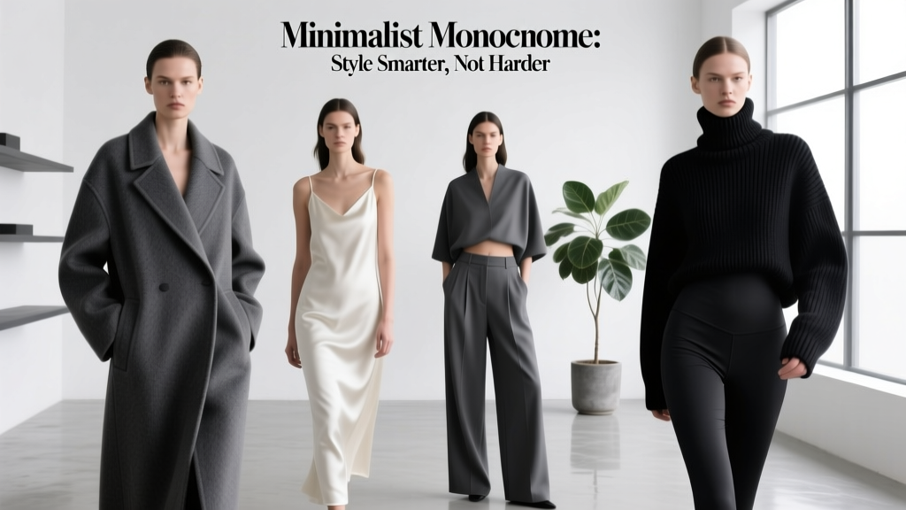 Minimalist Monochrome: Style Smarter, Not Harder