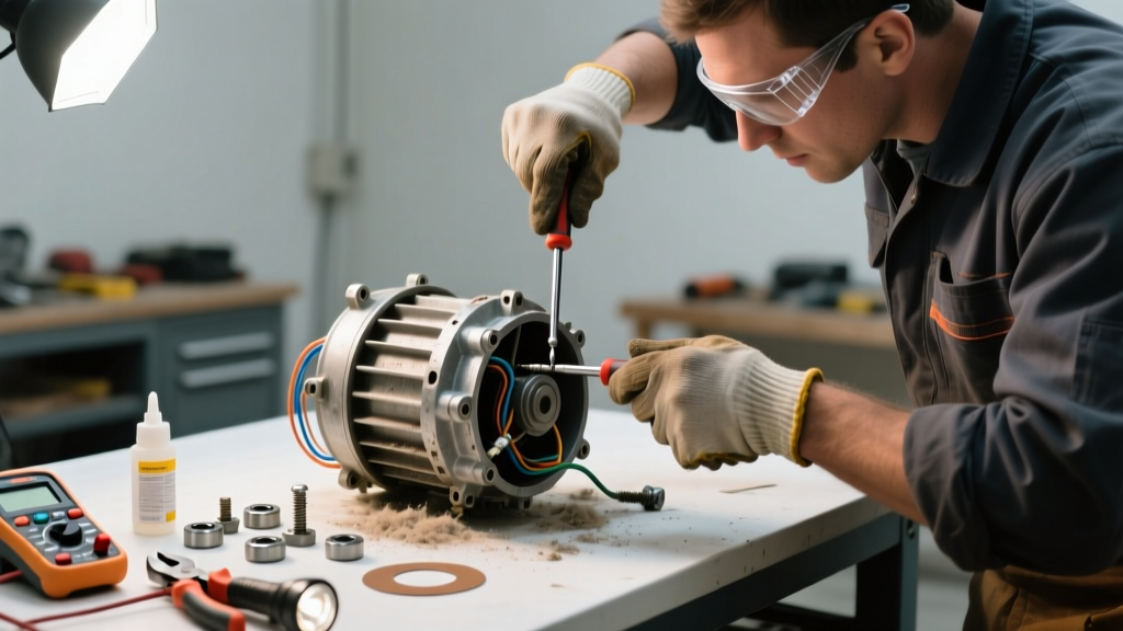 Fixing a Noisy Furnace Blower Motor That Failed