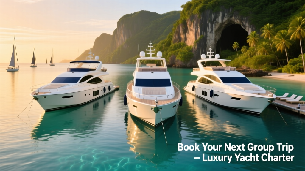 Charter Yachts to Book for Your Next Group Trip: Practical, Personable, and Perfectly Sized Vessels