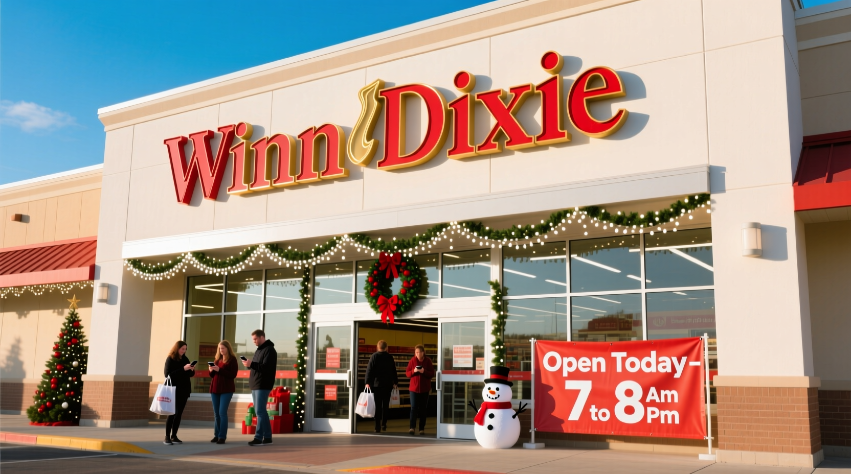 is winn dixie open on christmas day