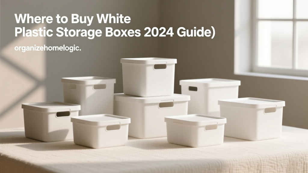Where to Buy White Plastic Storage Boxes (2024 Guide)