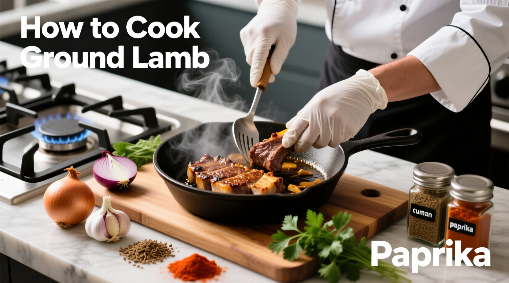 how to cook ground lamb