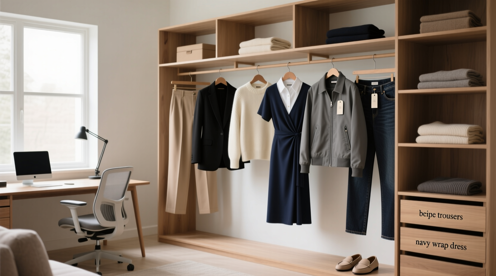 closet organization tips for remote work errands