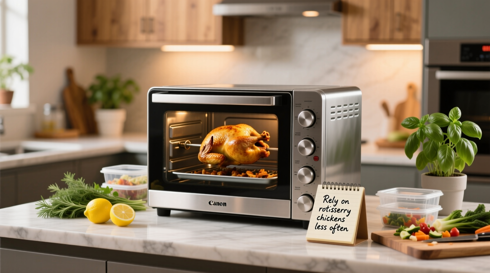 rely on rotisserie chickens less often