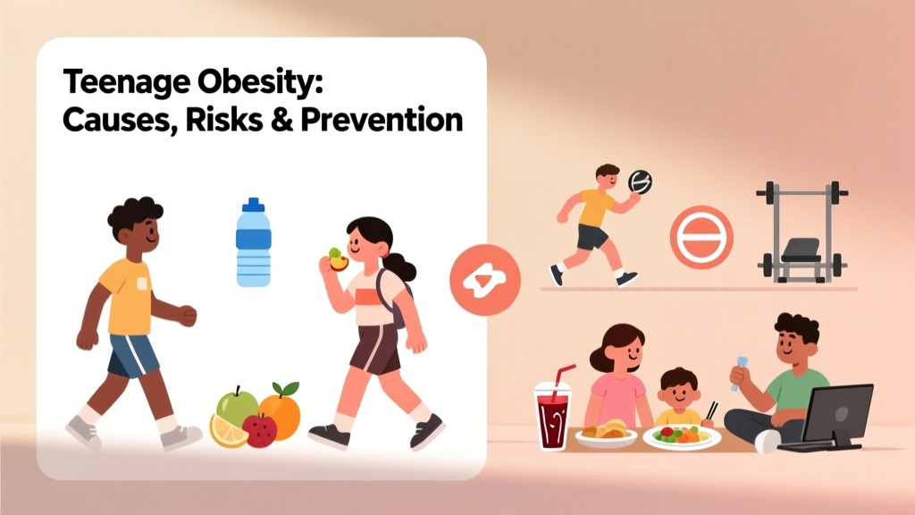Teenage Obesity: Current Statistics, Root Causes, Health Risks, and Evidence-Based Prevention Strategies