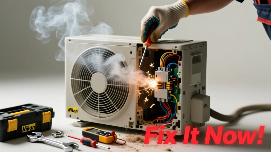 AC Smells Burning & Makes Unusual Noise: Fix It Now