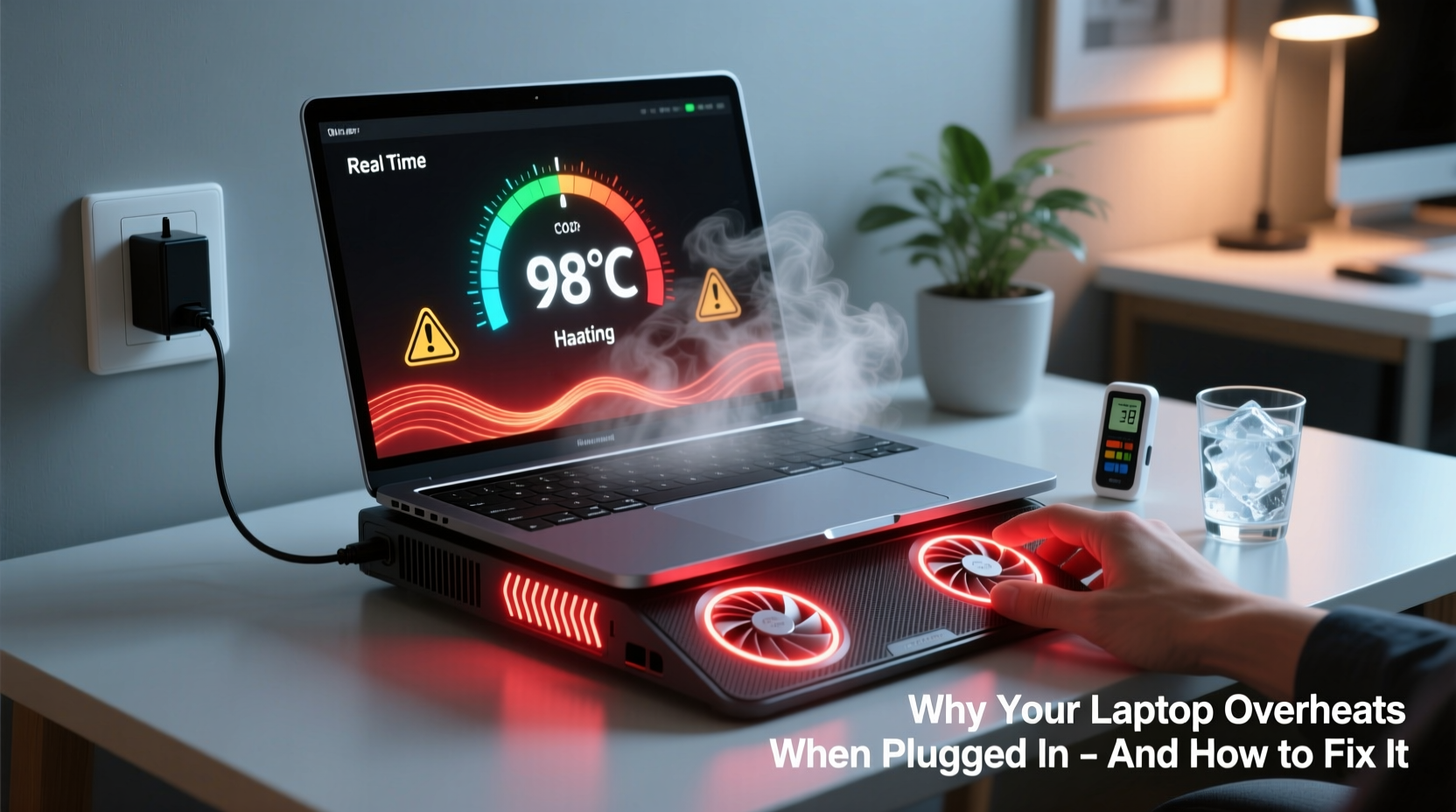 why does my laptop overheat when plugged in and how to cool it down