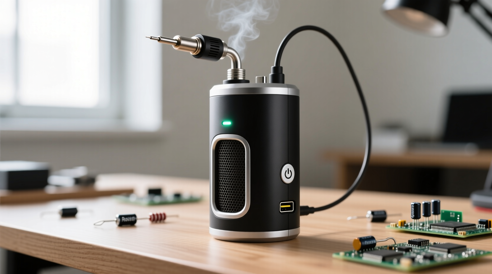 build a slick looking diy usb rechargeable solder fume
