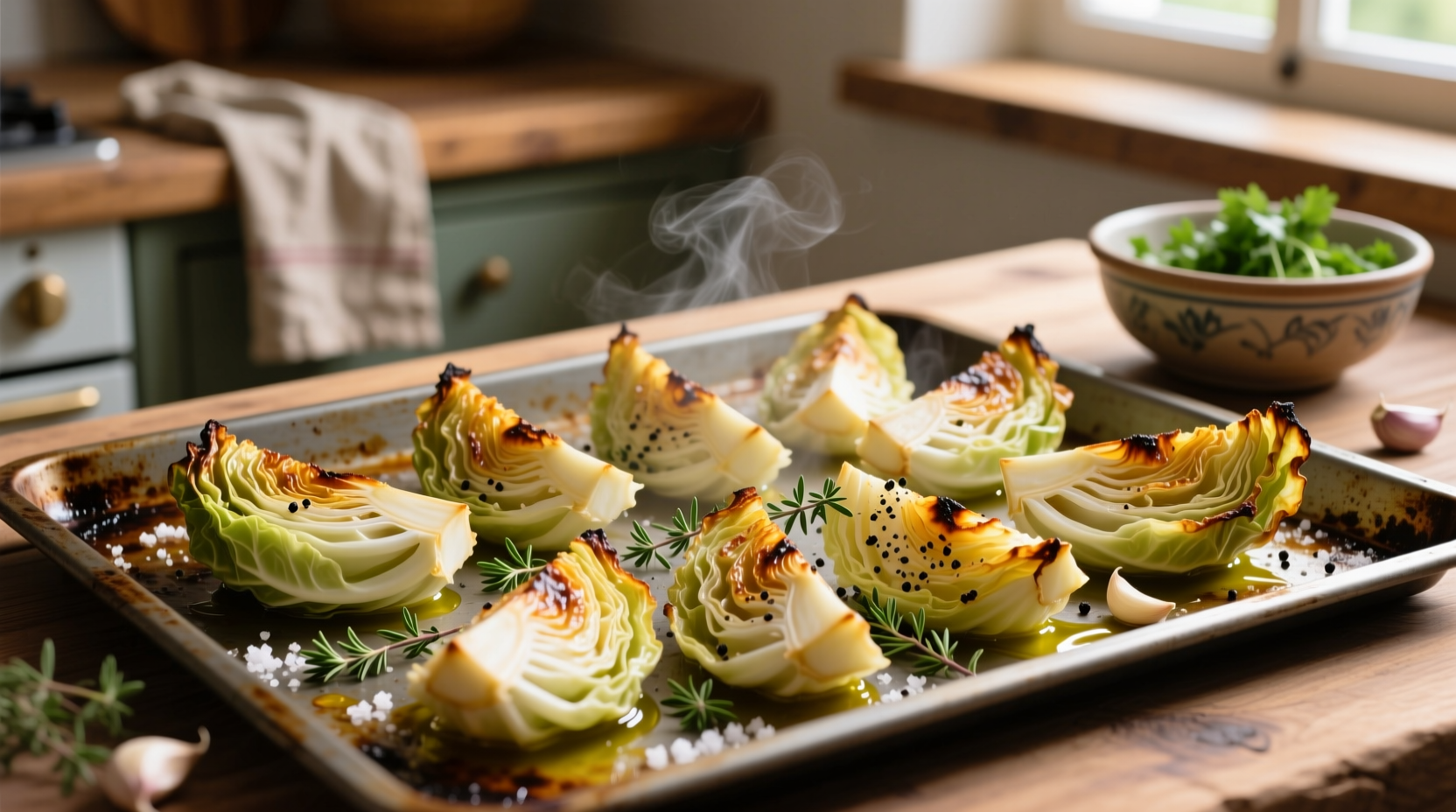 how do i cook cabbage in the oven