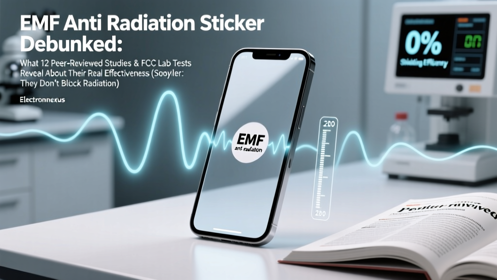 EMF Anti Radiation Sticker Debunked: What 12 Peer-Reviewed Studies & FCC Lab Tests Reveal About Their Real Effectiveness (Spoiler: They Don’t Block Radiation)