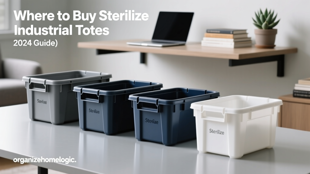 Where to Buy Sterilite Industrial Totes (2024 Guide)