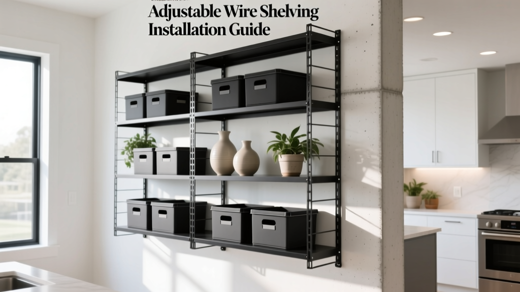 Adjustable Wire Shelving Installation Guide
