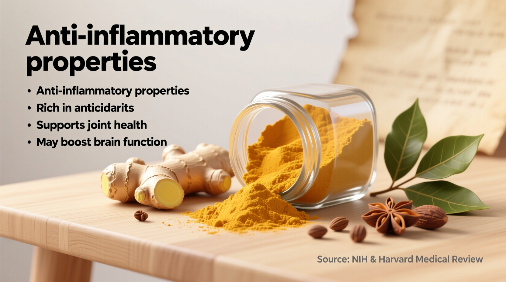 Qualitätsvergleich von Kurkuma-Pulver