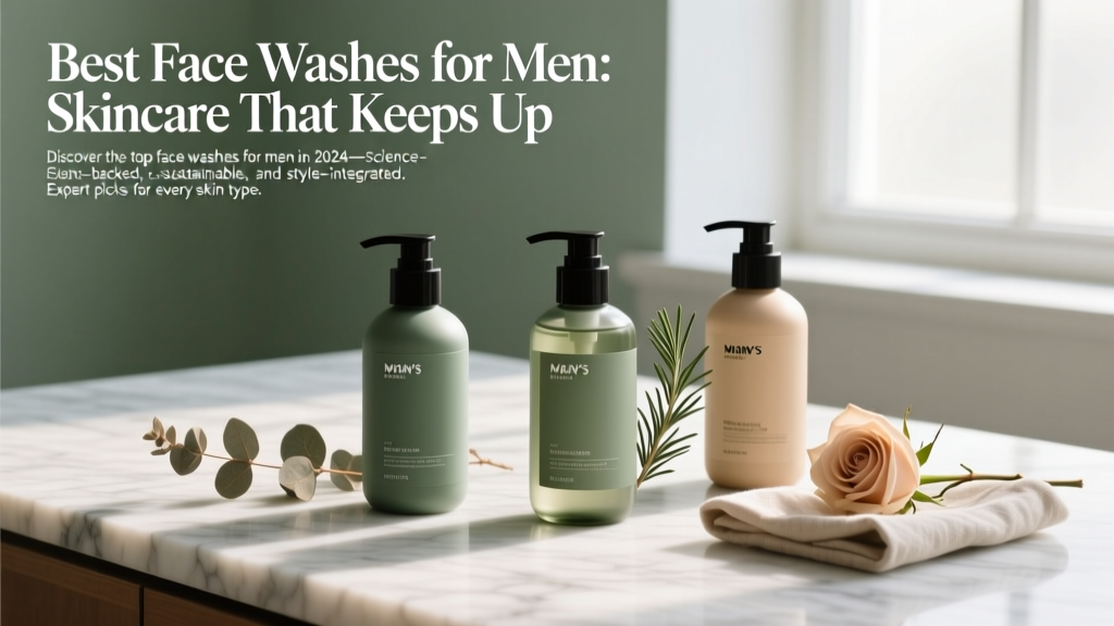 Best Face Washes for Men: Skincare That Keeps Up