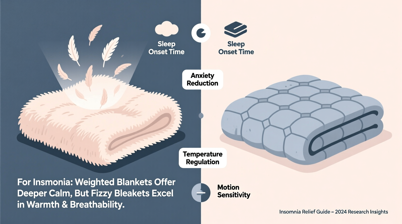 fuzzy blanket vs weighted blanket which is better for insomnia