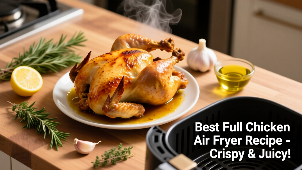 Best Full Chicken Air Fryer Recipe (Crispy & Juicy!)