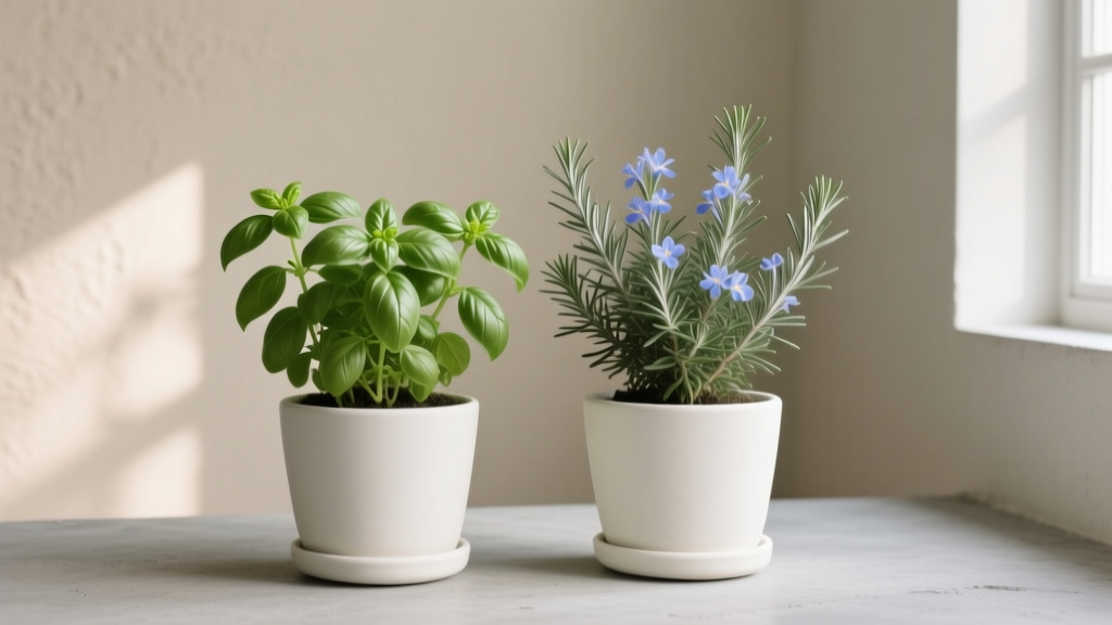 Basil and Rosemary Together Indoors: Can They Flower?
