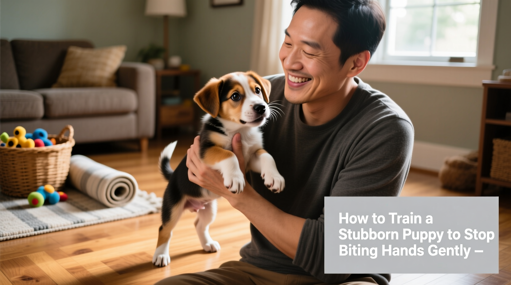 how to train a stubborn puppy to stop biting hands gently