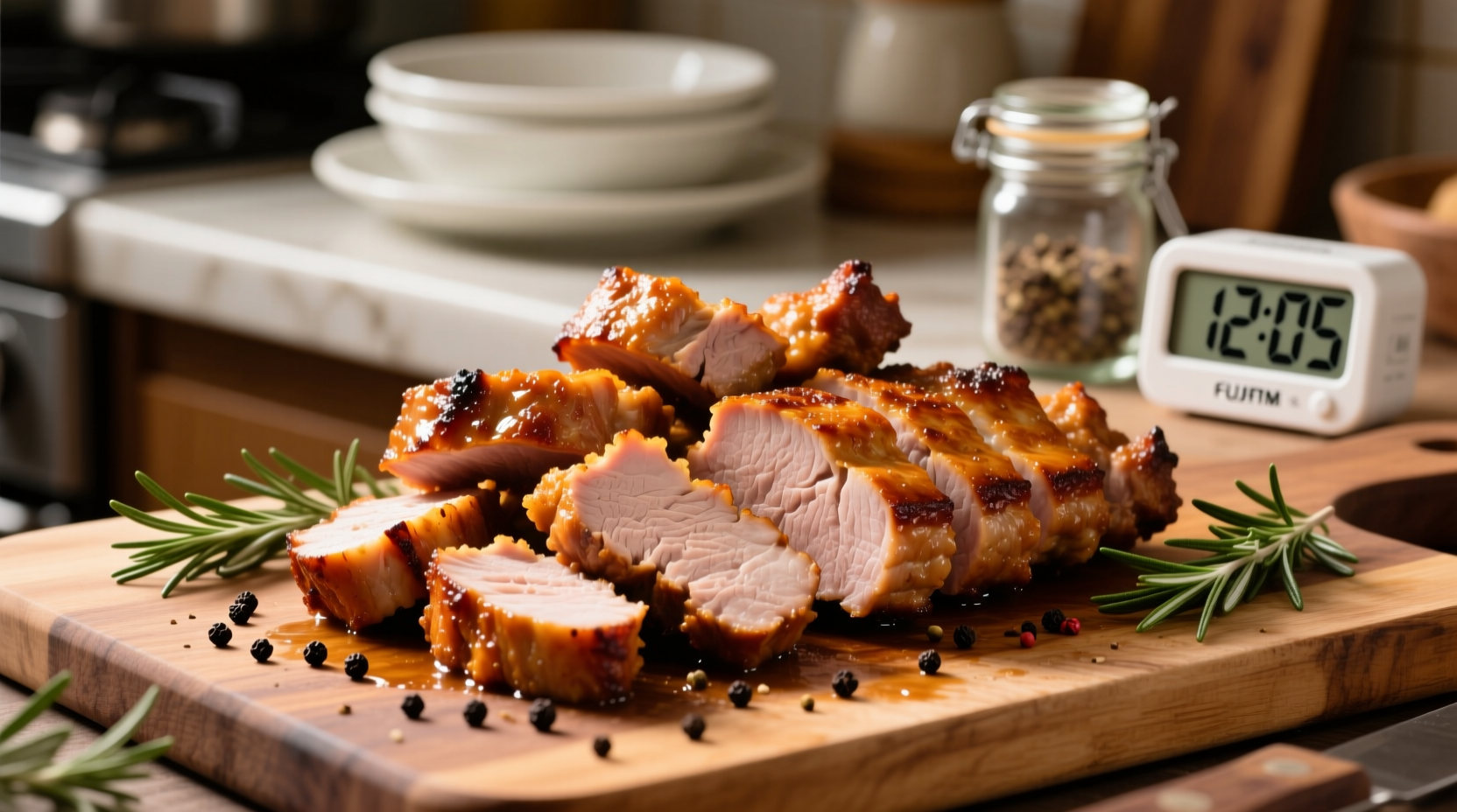 air fried pork tenderloin is the easiest work week dinner