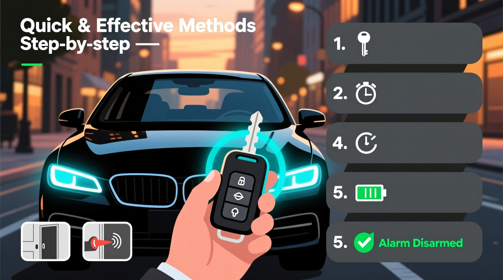 how to off car alarm