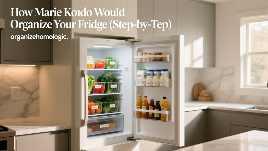 How Marie Kondo Would Organize Your Fridge (Step-by-Step)