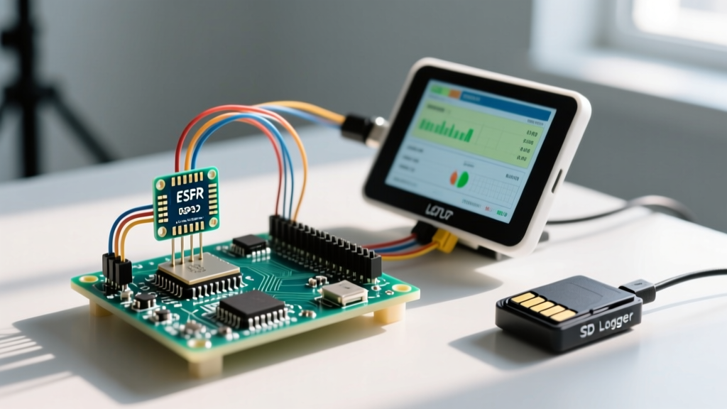 Force Sensor Arduino Multi-Peripheral Data Logger Setup