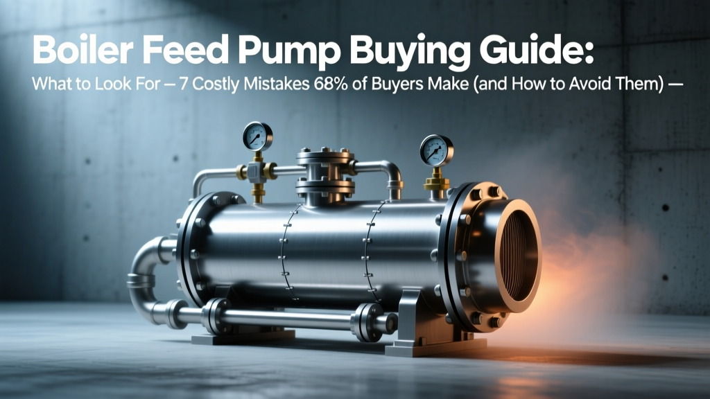 Boiler Feed Pump Buying Guide: Avoid Costly Mistakes