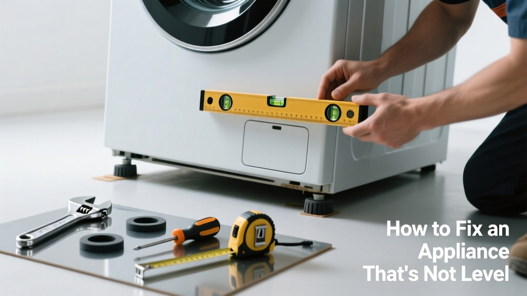 How to Fix an Appliance That’s Not Level