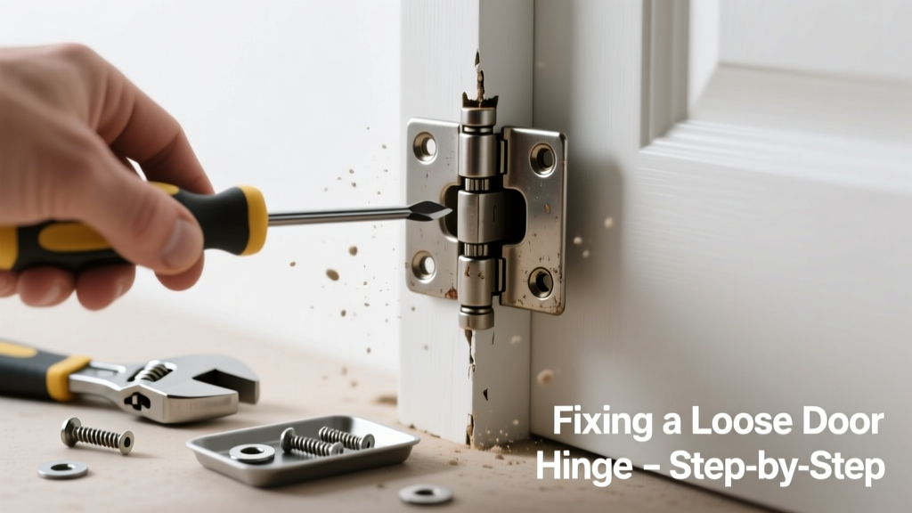 Fixing a Loose Door Hinge That’s Not Working Properly