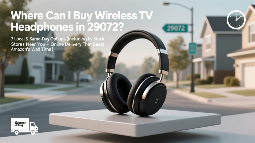 Wireless TV Headphones in 29072: Local & Same-Day Options