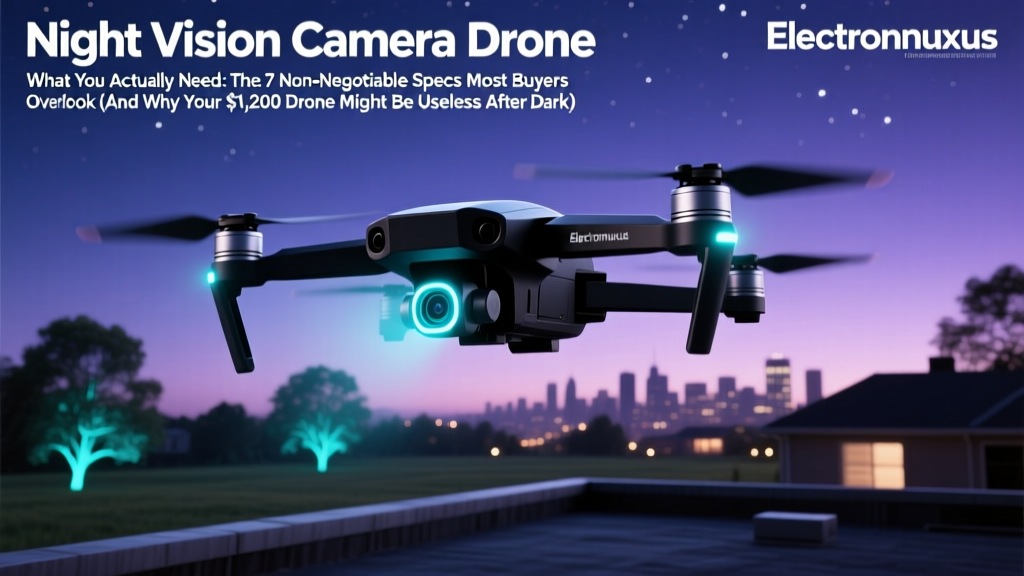 Night Vision Camera Drone What You Actually Need: The 7 Non-Negotiable Specs Most Buyers Overlook (And Why Your $1,200 Drone Might Be Useless After Dark)