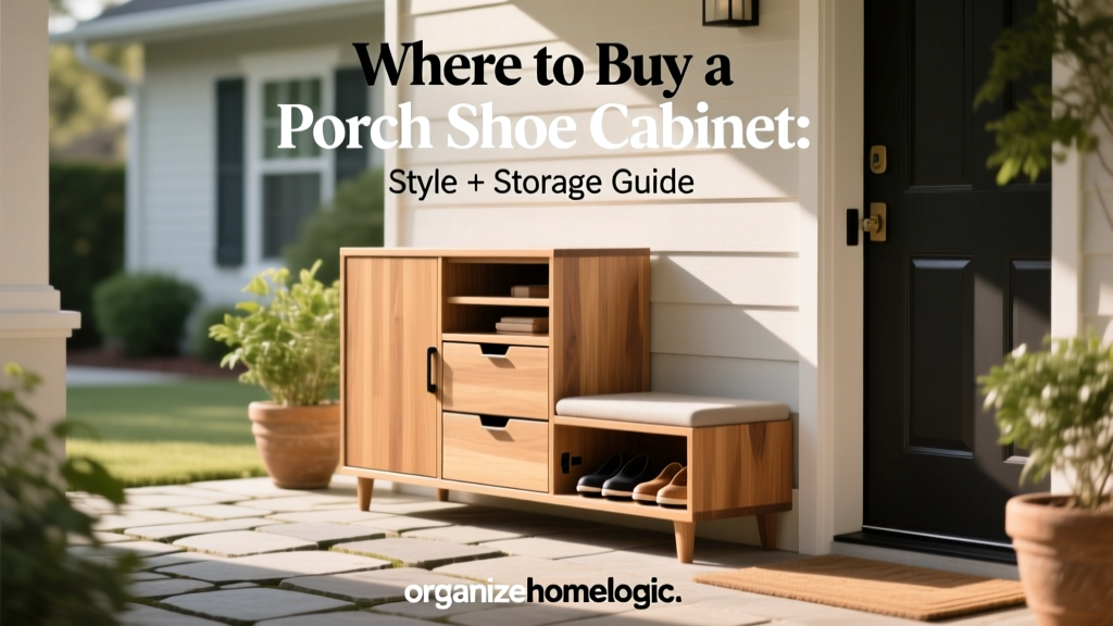 Where to Buy a Porch Shoe Cabinet: Style + Storage Guide