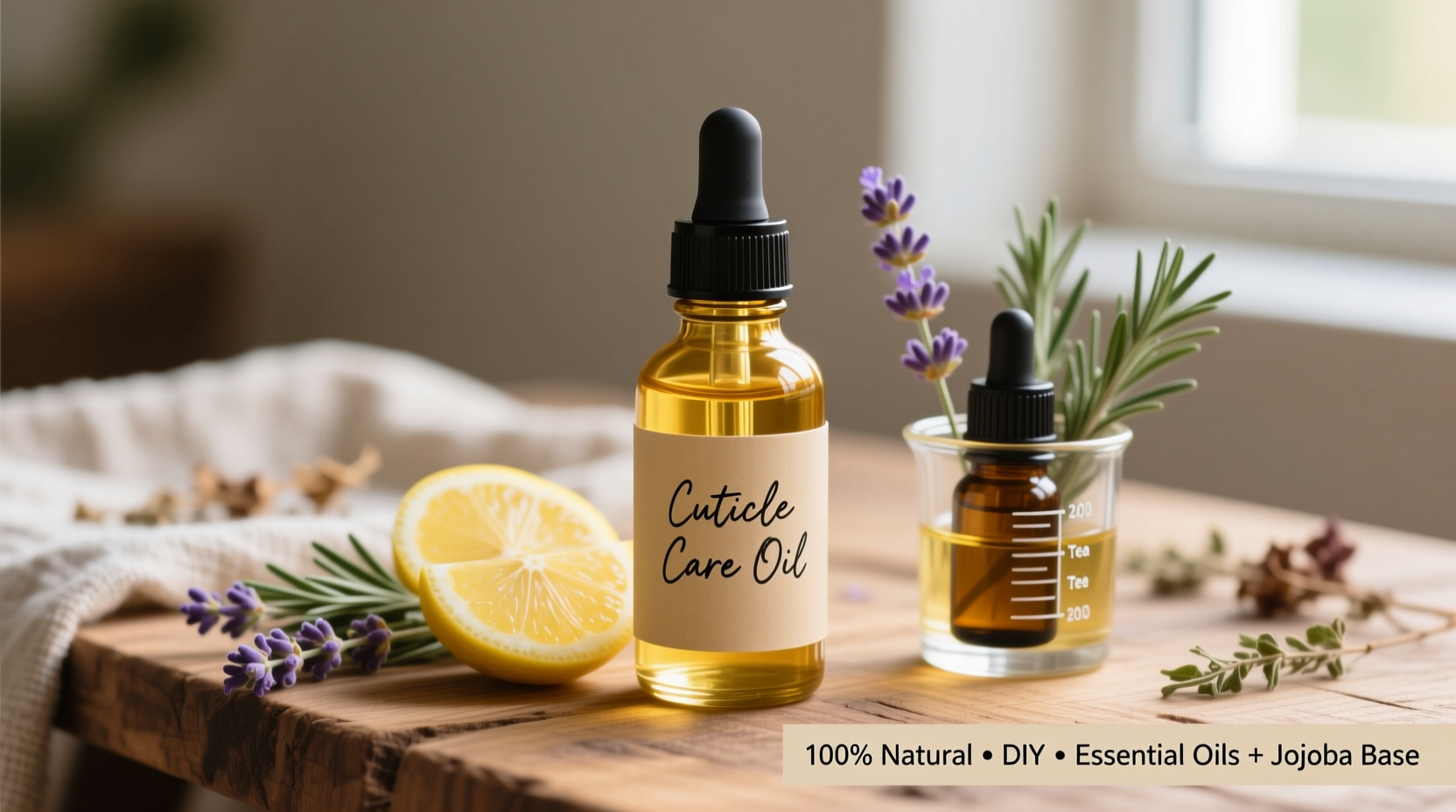 how to make your own cuticle oil with essential oils and jojoba base