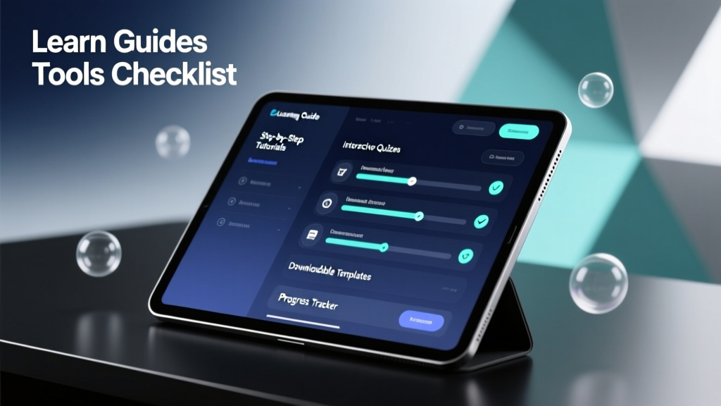 Learn Guides Tools Checklist: Essential Resources for Building Effective Learning Experiences