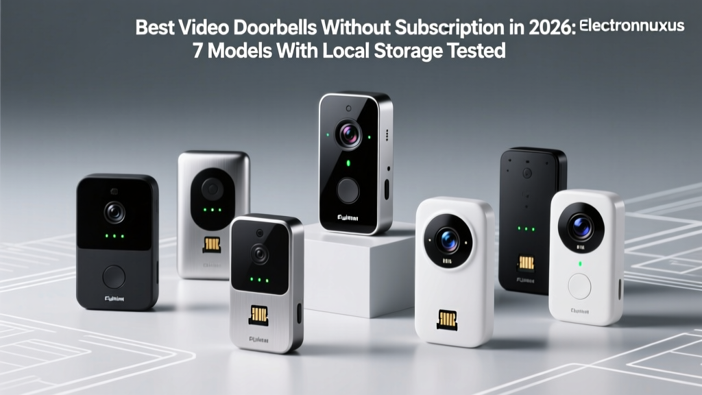 Best Video Doorbells Without Subscription in 2026: 7 Models With Local Storage Tested