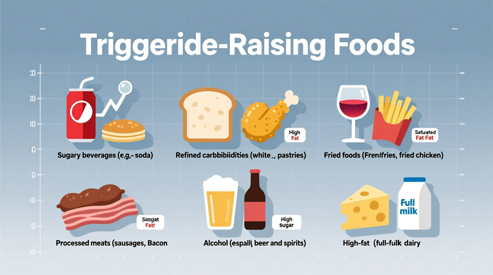 what foods increase triglycerides