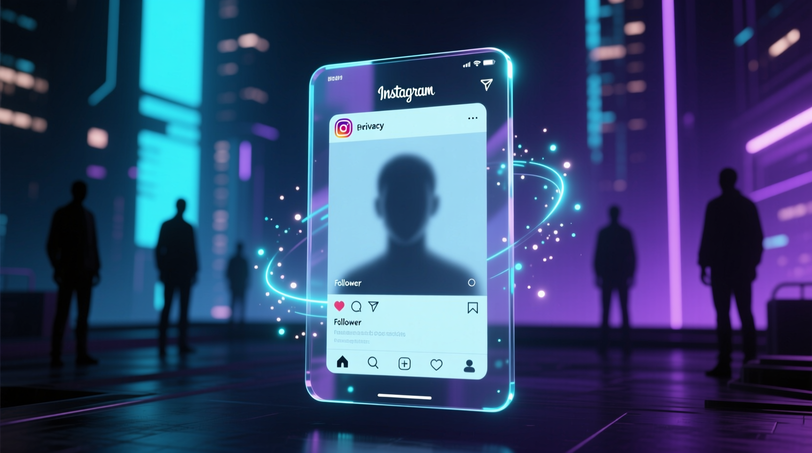 no you cant track who looks at your instagram