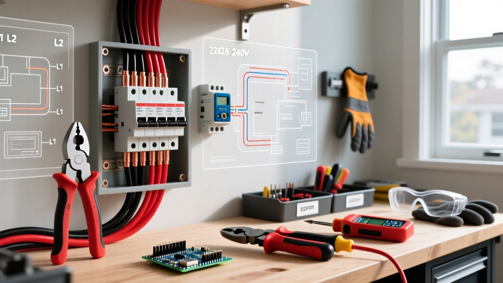L1 L2 Electrical Wiring: 240V Materials & Tools Guide