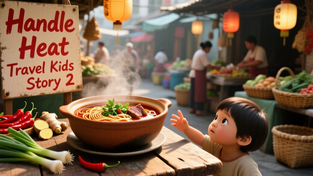 Handle the Heat: A Culinary Travel Story for Kids — Part Two — From Bangkok Street Stalls to Oaxacan Markets